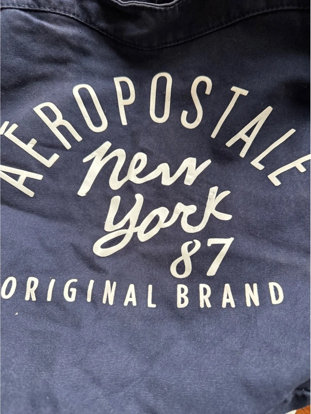Aeropostale New York 87 Original Brand Navy Tote Bag